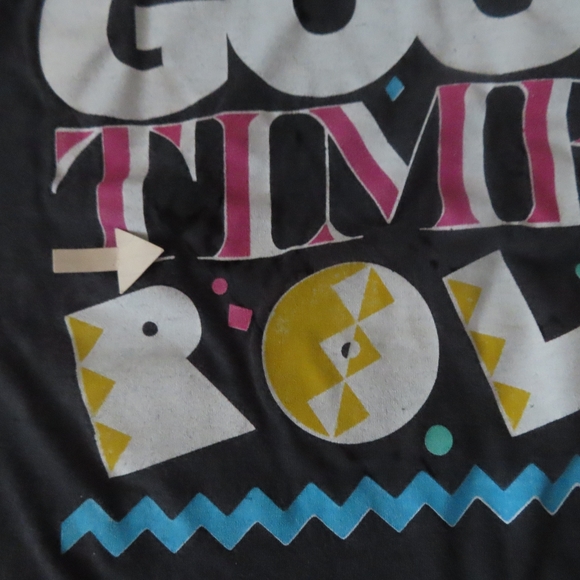 Vtg Stevie Ray Vaughan & Double Trouble 1984 Let The Good Times Roll T Shirt XL - Picture 6 of 7